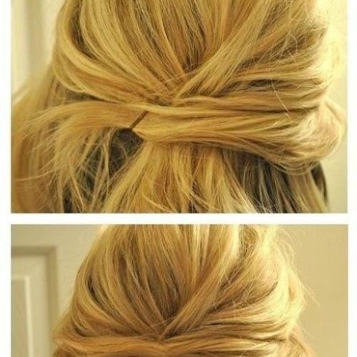 Easy Updos For Thick Medium Length Hair (Photo 7 of 15)