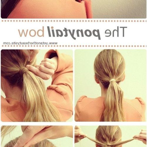 Triple Weaving Ponytail Hairstyles With A Bow (Photo 11 of 20)