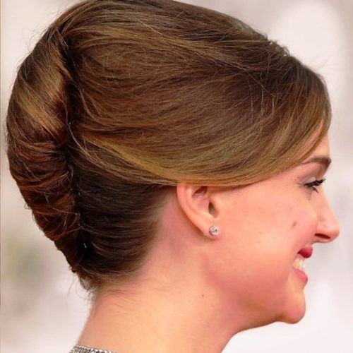 French Twist Updo Hairstyles For Medium Hair (Photo 10 of 15)