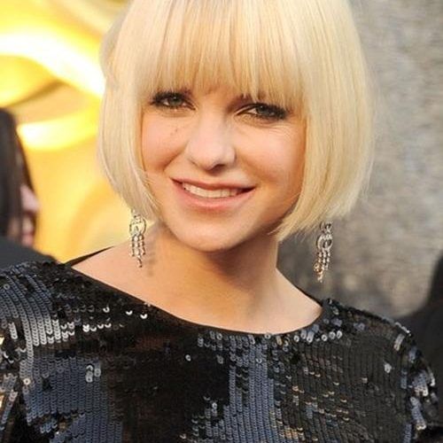 Short Blonde Hair With Bangs (Photo 7 of 15)