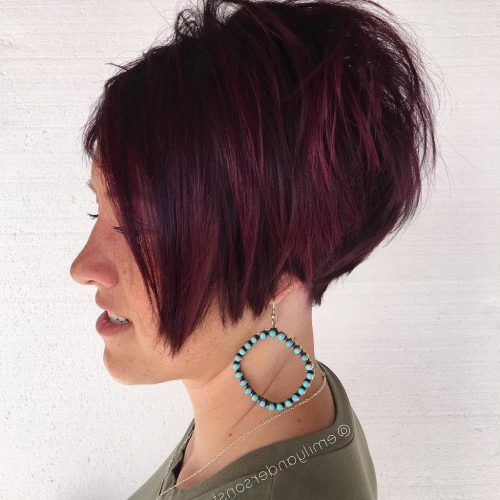 Choppy Pixie Bob Haircuts With Stacked Nape (Photo 18 of 20)