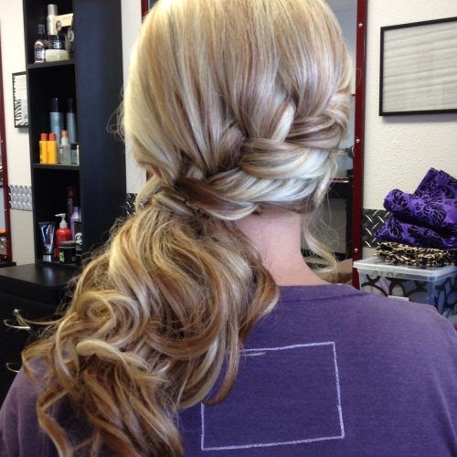 Updo Pony Hairstyles With Side Braids (Photo 1 of 20)