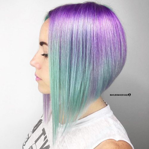 Lavender Haircuts With Side Part (Photo 18 of 20)