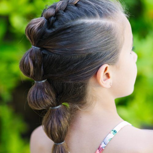 Braided Bubble Ponytail Hairstyles (Photo 12 of 20)