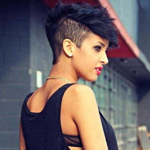 Short Hairstyles With Shaved Sides For Women (Photo 17 of 20)
