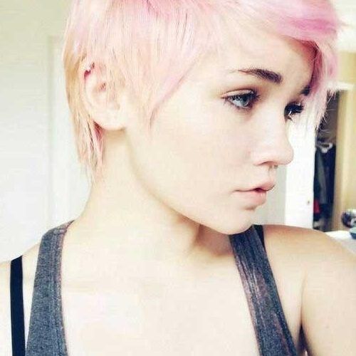 Pink Short Hairstyles (Photo 8 of 20)