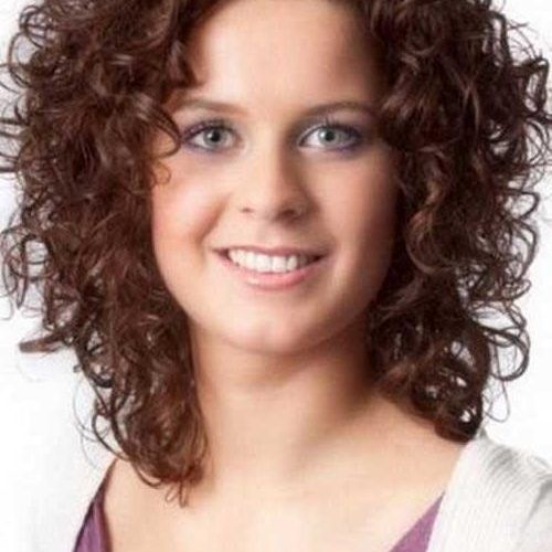 Short Haircuts For Round Faces With Curly Hair (Photo 6 of 20)