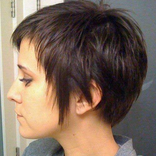 Short Hairstyles Thick Straight Hair (Photo 12 of 20)