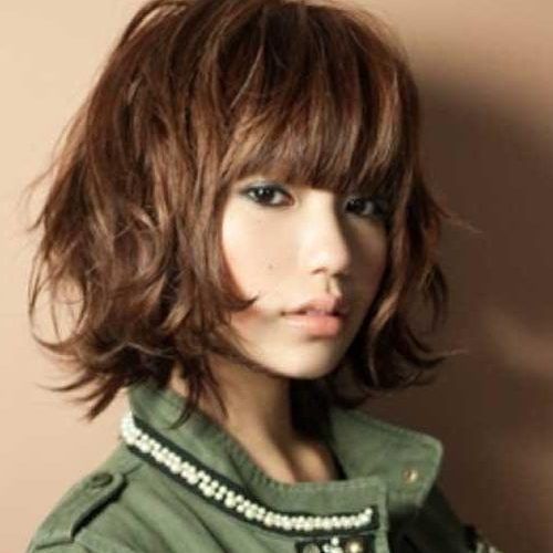 Short Haircuts For Thick Hair With Bangs (Photo 20 of 20)