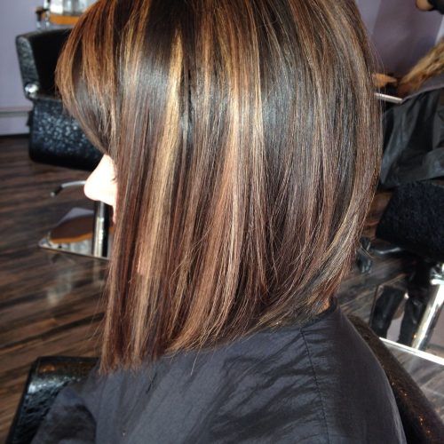 Short Crop Hairstyles With Colorful Highlights (Photo 5 of 20)