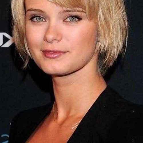 Short Haircuts With Bangs For Round Face (Photo 6 of 20)