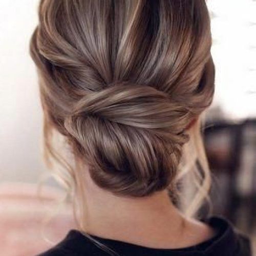 Updos Hairstyles Low Bun Haircuts (Photo 2 of 20)