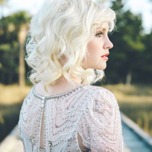 Ash Blonde Short Curls Hairstyles (Photo 8 of 20)