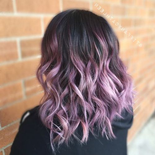 Lavender Balayage For Short A-Line Haircuts (Photo 3 of 20)
