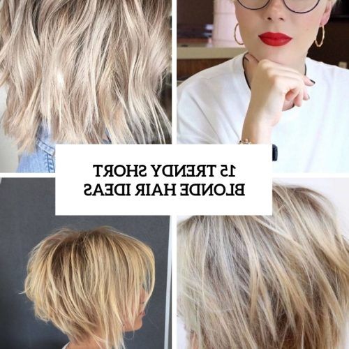 Ashy Blonde Pixie Hairstyles With A Messy Touch (Photo 5 of 20)