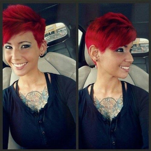 Fire Red Short Hairstyles (Photo 3 of 20)