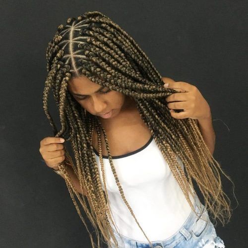 Mermaid Waves Hairstyles With Side Cornrows (Photo 9 of 20)