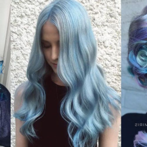 Edgy Lavender Short Hairstyles With Aqua Tones (Photo 12 of 20)