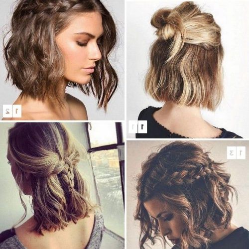 Wedding Hairstyles For Short Hair Updos (Photo 2 of 15)