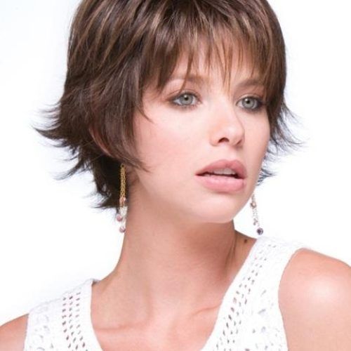 Short Hairstyles For Thin Fine Hair And Round Face (Photo 9 of 20)