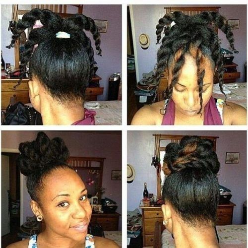 Medium Length Hairstyles With Top Knot (Photo 20 of 20)