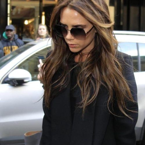 Victoria Beckham Long Hairstyles (Photo 8 of 15)