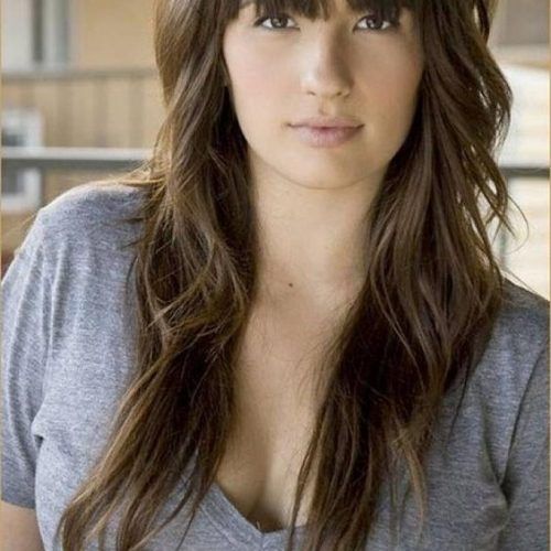 Long Hairstyles With Bangs For Round Faces (Photo 5 of 15)