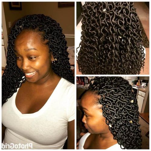 Curly Hairstyle With Crochet Braids (Photo 10 of 15)