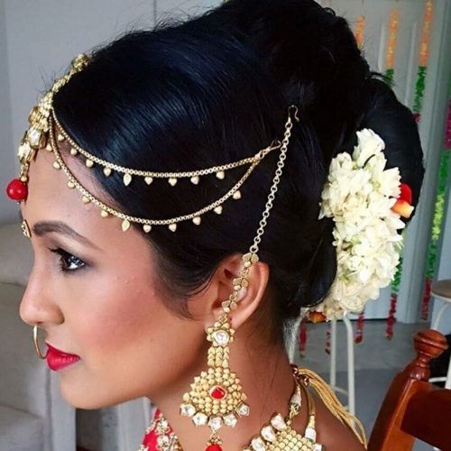 Indian Bun Wedding Hairstyles (Photo 13 of 15)
