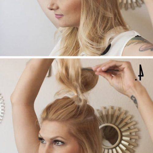 Simple Half Bun Hairstyles (Photo 17 of 20)