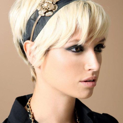 Cute Short Hairstyles With Headbands (Photo 6 of 20)