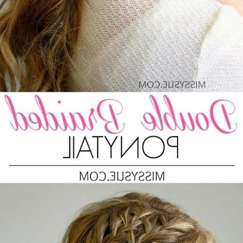 Pony Hairstyles With Wrap Around Braid For Short Hair (Photo 15 of 20)
