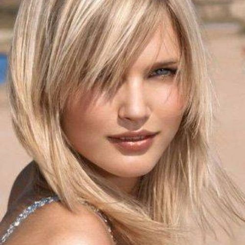 Medium Hairstyles Without Bangs (Photo 18 of 20)