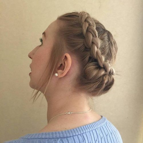 Faux Halo Braided Hairstyles For Short Hair (Photo 18 of 20)