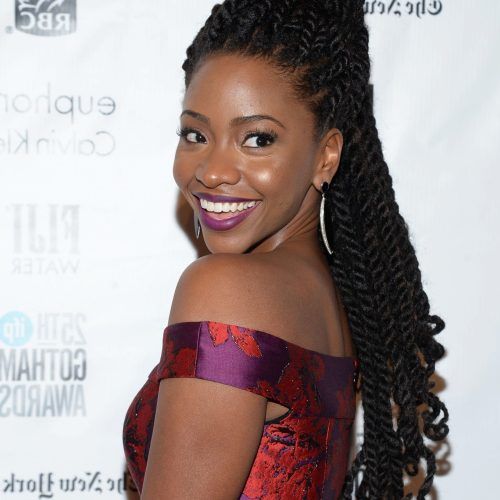Marley Twists High Ponytail Hairstyles (Photo 5 of 20)