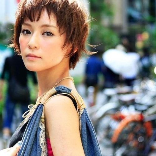 Short Curly Shag Hairstyles For Korean Girls (Photo 7 of 15)