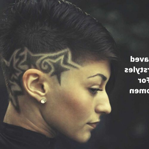 Short Women Hairstyles With Shaved Sides (Photo 9 of 20)