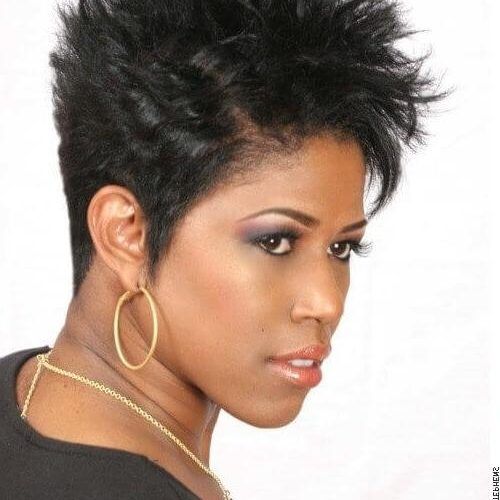 Short Black Hairstyles For Oval Faces (Photo 7 of 15)