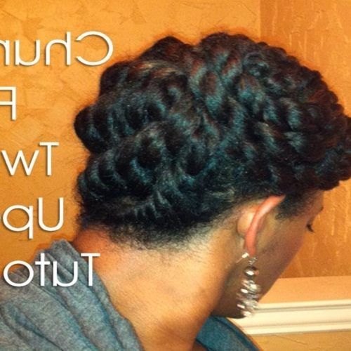 Chunky Twist Updo Hairstyles (Photo 2 of 15)
