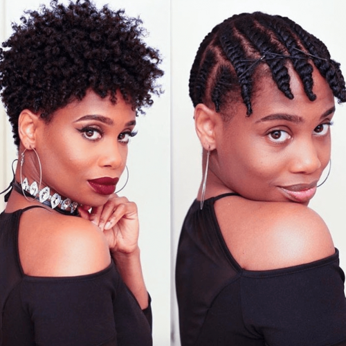 Quick Updos For Short Black Hair (Photo 8 of 15)