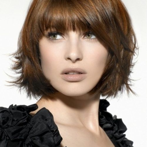 Layered Short Hairstyles For Round Faces (Photo 18 of 20)