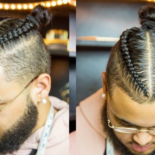 Braided Hairstyles For Man Bun (Photo 14 of 15)