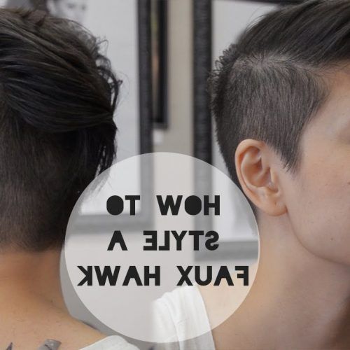 Two Trick Ponytail Faux Hawk Hairstyles (Photo 14 of 20)