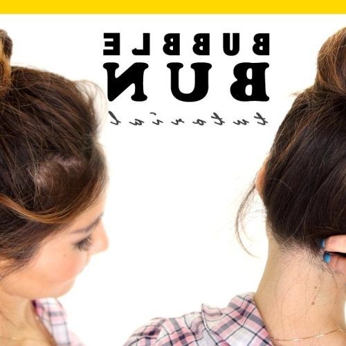 Easy Bun Updo Hairstyles For Medium Hair (Photo 3 of 15)
