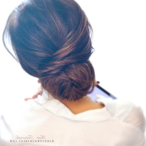 Volumized Low Chignon Prom Hairstyles (Photo 11 of 20)