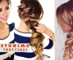20 Photos 2-minute Side Pony Hairstyles