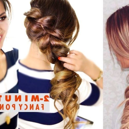 2-Minute Side Pony Hairstyles (Photo 1 of 20)