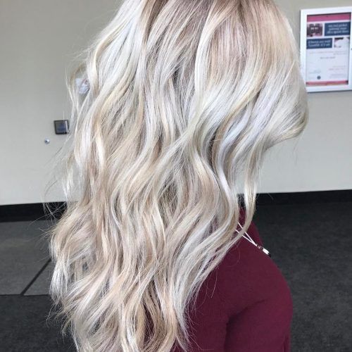 Platinum Blonde Long Locks Hairstyles (Photo 7 of 20)