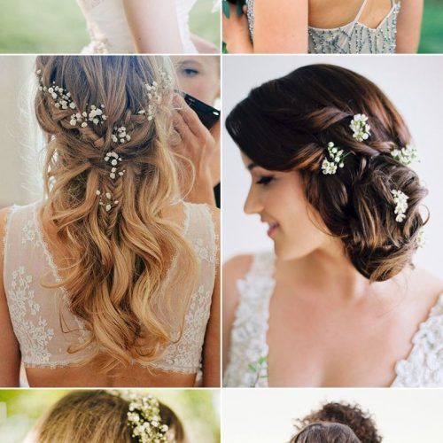 French Twist Wedding Updos With Babys Breath (Photo 12 of 20)