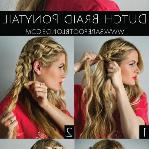 Messy Ponytail Hairstyles With A Dutch Braid (Photo 15 of 20)